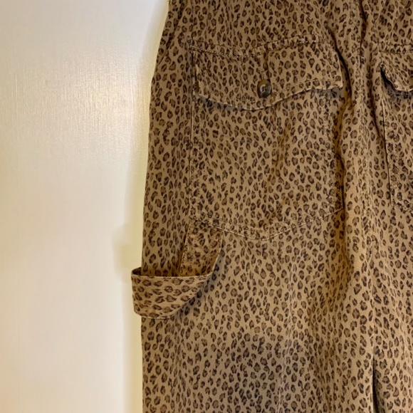 Cheetah Print Cargo Pants Gap - Picture 5 of 7